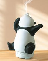 Cute Panda Aroma Diffuser Desktop Humidifier Night Light Essential Oil Mist Diffuser for Bedroom Home Decor balta