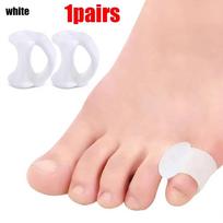 1pairs Silicone Pedicure Hallux Valgus Corrector Bunion Guard Straightener Gel Toe Separator Separador Foot Care Tool balta
