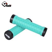 ODI Mountain Bike Handlebar Grips Lock-On Style Anti-Slip Downhill Trail BMX Retro Bicycle Grip Set Kelly Green blue