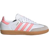 Adidas Originals SAMBA OG Neslystantys Atsparūs dilimui Žemi Vaikų Riedlenčių Batai Balti/Koraliniai Rožiniai JP5480 40 white