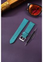 Soft Genuine Leather Suede Watch Strap for Men & Women (18-22mm) 20mm šviesiai žalios spalvos