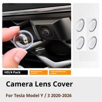 For Tesla Model 3 Model Y Model Y/3+ 2020-2026 Car Front Rear Camera Protection Cover 360° Panoramic Camera Lens Protective Film For Model Y 20-26