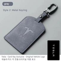 For Tesla Model Y Juniper Model 3 Interior Key Covers Key Fob Key Card Key Chain Key Card key card holder black NFC Accessories gray