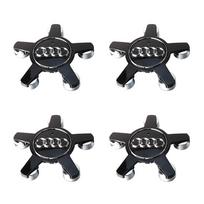 4PCS Car Wheel Tyre Hub Center Caps Covers Decor Accessories For Audi S TT A6 C6 C5 C7 A5 A4 B8 B6 B7 A3 A8 A2 A1 Q3 Q5 Q7 RS