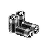 4pcs Carbon Fiber Car Wheel Tire Valve Cap Tyre Stem Cover Auto Accessorie For Peugeot 108 2008 206 207 306 308 508 107 3008 208 4PCS