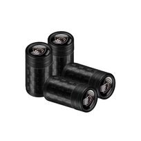 4pcs Carbon Fiber Car Wheel Tire Valve Cap Tyre Stem Cover Auto Accessorie For Peugeot 108 2008 206 207 306 308 508 107 3008 208 4PCS