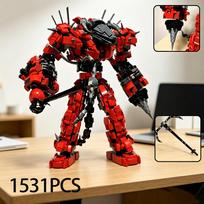 New Skibidi Toileted Giant Titan TVman Upgrade Speakerman Building Blocks Animation Figure Model Toys for Gifts Xmas Easter
