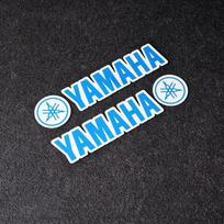 2Pcs Universal Colored Reflective Self-Adhesive Motorcycle Stickers Personalized Modification Decals for Fuel Tank Car white