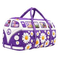 Flower Quilted Duffle Bag Large Capacity Gym Tote Bag Weekender Bag Carrying Handbag  Daily Outings M-StyleD