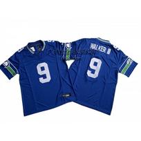 Seattle Seahawks Retro Vintage Embroidered Football Jersey Unisex Cotton Blend Sportswear Fans Casual Wear XXL