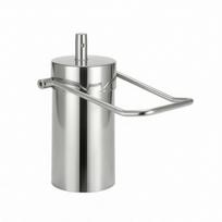 Hydraulic Lift with Base Polished Barber Chair Pump for Barbershop gray