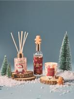 Sinsay - Kalėdinis kvapų rinkinys: žvakė, difuzorius ir namų kvapas Gingerbread Cookie 3 pack - multicolor