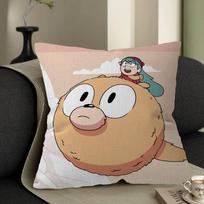 Cartoon H-Hilda Pillow Anime Pillow Sofa Bed Head Pillow Cover Cushion Cover 45x45 Cm Fashion 12x12Inch white