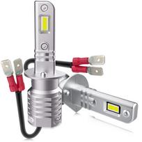 Feison H1 LED Headlight, White, 6,500K, Compatible with New Vehicle Inspections, 60 W, 13,000 H1
