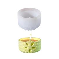 Silicone Jewelry Box Molds Ornaments Molds Christmas Series Silicone Craft Molds Candlestick Molds for Candle Holders white