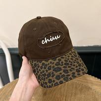 Retro Leopard Baseball Cap For Women Men  Patchwork Snapback Sunshade Peaked Hat Hip Hop Sports Dad Trucker Couple Hats kava