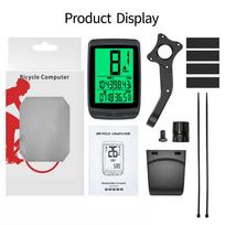 Belaidis dviračio kompiuteris Realaus laiko greitis Odometras Spidometras Chronometras Takas Itin ilgas budėjimo laikas Baterijos elementas LCD Automatinis foninis apšvietimas BKV-1503B gray