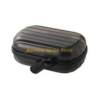 F26C Portable Soap Case Storage Solution for Gym and Travel Zippered Closure Leak Proof and Drain Layer Design Ensuring Dryness skaidri juoda spalva