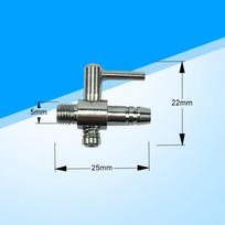 Stainless steel Aquarium Air Splitter Valve Fish Tank Air Pump Flow Splitter Distributor Pump Valve Tap Control Switch Valve 1pc