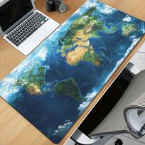 Minimal Desk Setup Mouse Pad Gaming Cloth Surface Anti Slip Rubber Base Large Desk Mat for PC Laptop Keyboard Office 400x900x2mm white