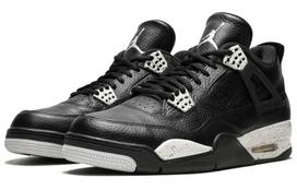 Air Jordan 4 Retro Ls 'Oreo' 2015 314254-003 44 gray