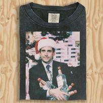 The Office Christmas Party Shirt, Michael Scott Holiday Party T-Shirt, Dwight Schrute Christmas Tee, Funny Office Christmas Tree Tee 150 white
