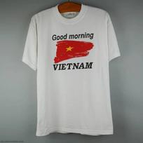 Vintažiniai 1990-ųjų „Good Morning Vietnam“ marškinėliai Saigonas Vietnamas XXL white