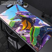 XXL Keyboard Gamer Mouse Pad Mouse Pads Large Gaming Mousepad Laptop Desk Mat Anime Girl Asuka Evangelions Mouse Mats 30cmx60cm blue