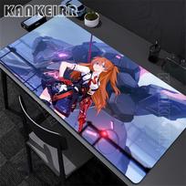 XXL Keyboard Gamer Mouse Pad Mouse Pads Large Gaming Mousepad Laptop Desk Mat Anime Girl Asuka Evangelions Mouse Mats 30cmx80cm