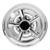 4PCS Golf Cart SS Wheel Covers Universal 8 Inch Chrome Silver Golf Cart Wheel Hubcaps Replacement for E-Z-GO gray