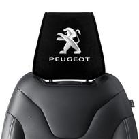 Car Seat Headrest Cover Pillow Case Cushion Neck Cover For Peugeot 206 207 307 407 408 308 607 508 3008 5008 Car Accessories black