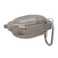 Earbud Case Sleeve for Ear (3a), Flexible No-Tool Fit with Charging Access Plus Included Carabiner Attachment Design pilka spalva
