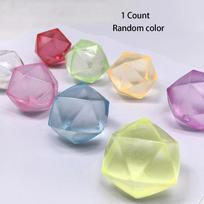 1-3 Pack Squishy Stress Cube Diamond Malt Sugar Ice Cube Stress Ball, Sensory Toys For Anxiety Stress Relief For Kids And Adults beige