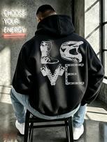 Men Love Motocross Sports Hoodie Dirt Bike Helmet Boots Chain Print Oversized Fleece Pullover Streetwear Sweatshirt Autumn S gray