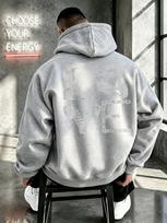 Men Love Motocross Sports Hoodie Dirt Bike Helmet Boots Chain Print Oversized Fleece Pullover Streetwear Sweatshirt Autumn 3XL gray