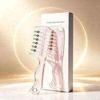 Hair Oil Applicator Scalp Massage Liquid Comb Built-In Liquid Reservoir Rolling Metal Teeth For Hair Growth Home Hair Care Tool A2