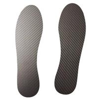 Vidpadžiai Anglies Pluošto Unisex Itin Ploni Krepšinio Batams Smūgių Absorbcija Aukštas Atšokimas Standard carbon fiber insole,40 gray