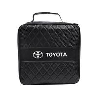 Car Charge Cable Storage Bag Sundries Organizer Valve BVNGY6 Cap For Toyota RAV4 Yaris CHR Aygo Corolla Prius Camry Prado Avalon Hilux
