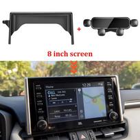 TOYOTA RAV4 RAV 4 XA50     2024 Priedai Automobilio Mobiliojo Telefono Laikiklis GPS Navigacijos Laikiklis Specialus Pagrindas black 8inch 19-23 a