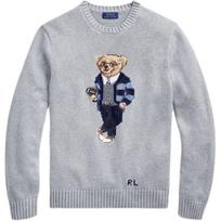 Polo Ralph Lauren Polo Bear Knitwear Standard Men's Gray MNPOSWE16820612-020 XL