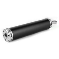 Nerūdijančio plieno išmetimo duslintuvas 20mm 0.8in Modifikuotos dalys 2 taktų motociklui juoda