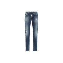 PHILIPP PLEIN Logo Patch Straight Cut Jeans FACC-MDT3556-PDE004N-08BM 32