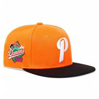Unisex Raidės P Siuvinėjimas Hip Hop Kepurės Lauko Reguliuojama Atsitiktinė Beisbolo Kepurė Laisvalaikio Sporto Apsauganti Nuo Saulės Kepurė Trucker Kepurės orange