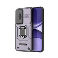 Push Window Case For Xiaomi Redmi Turbo 4 Pro Ring Holder Magnetic Back Cover Redmi Turbo 4 Pro Case For Redmi Turbo 4 Pro Case Redmi Turbo 4 Pro violetinė