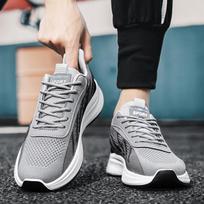 Breathable Hiking Man Casual Sneaker Gray Original Gym Jump Shoe in Promotion Jogging Deals Walking Sports Shoes for Men 47 black