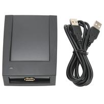 IC Card Reader Read Fast 13.56Mhz Stable Performance Strong Compatibility Anti Skid Base USB Desktop Card Reader gray