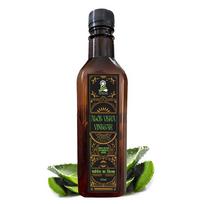 Herbaveda Pure Aloe Vera Vinegar Aloe Vera Ka Sirka Cures Sun Burn, Leucoderma | 250ml 0.5lbs black