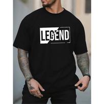 Men's Oversized T-Shirt - Plus Size Big & Tall Short Sleeve Round Neck Casual Summer Tee with Geometric Pattern, Breathable Fit for Casual Attire 4XL juoda