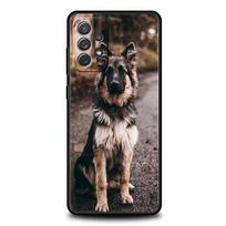 Gražaus vokiečių aviganių šuns dėklas, skirtas Samsung A51 A71 A21S A17 A11 A15 A25 A23 A33 A53 A73 A07 A03S A05S A13 A35 A55 5G dangtelis For Samsung A73 5G