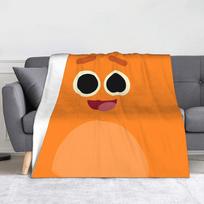 Bumble Nums Cartoon Blankets Flannel Autumn/Winter  Multi-function Soft Throw Blanket for Sofa Travel Quilt 130cmx150cm